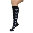 Graduated Compression Socks in Hearts
